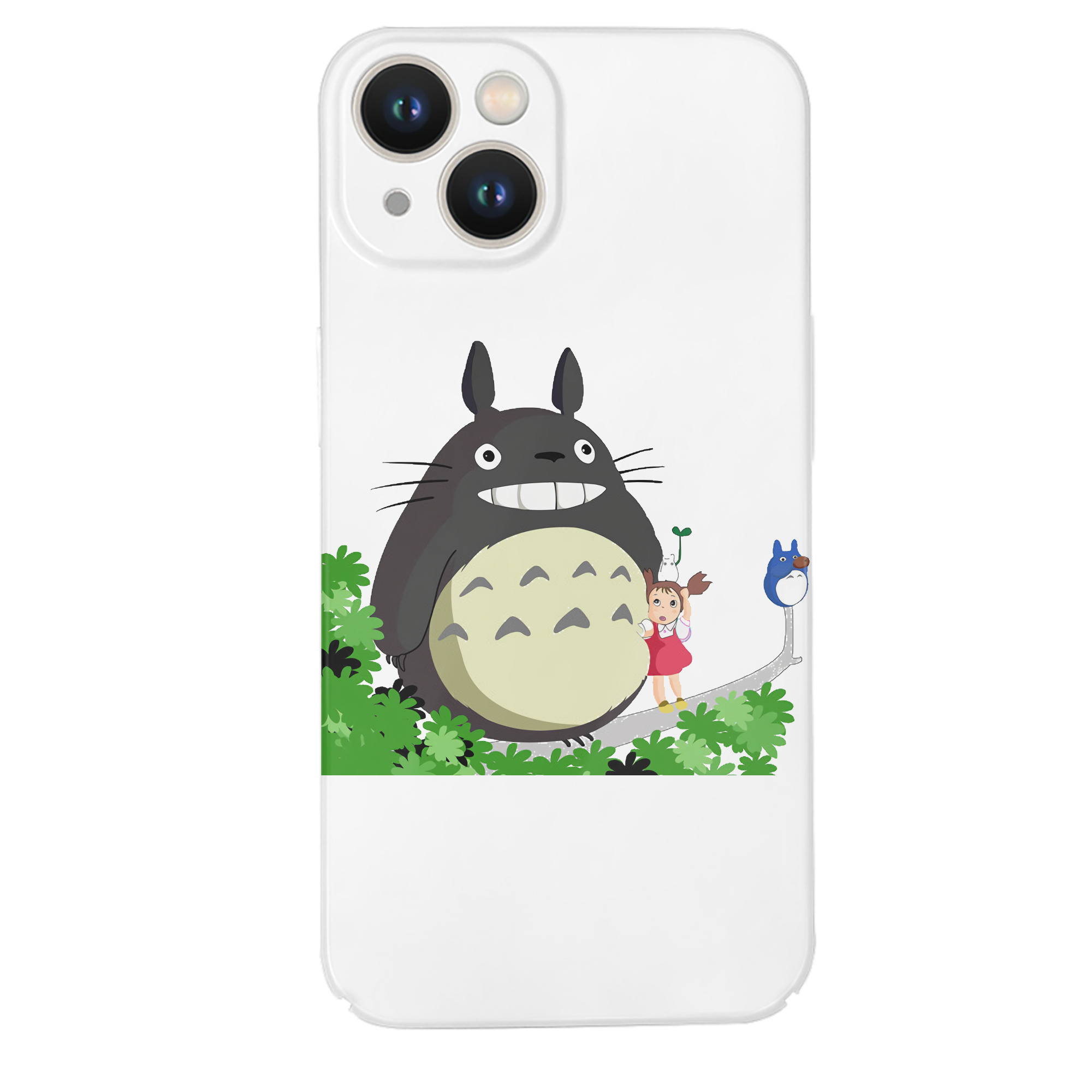 （画像用） となりのトトロ 草壁メイ 草壁サツキ My Neighbor Totoro Satsuki Kusakabe Mei Kusakabe 【iPhone 14シリーズ対応】ハードケース